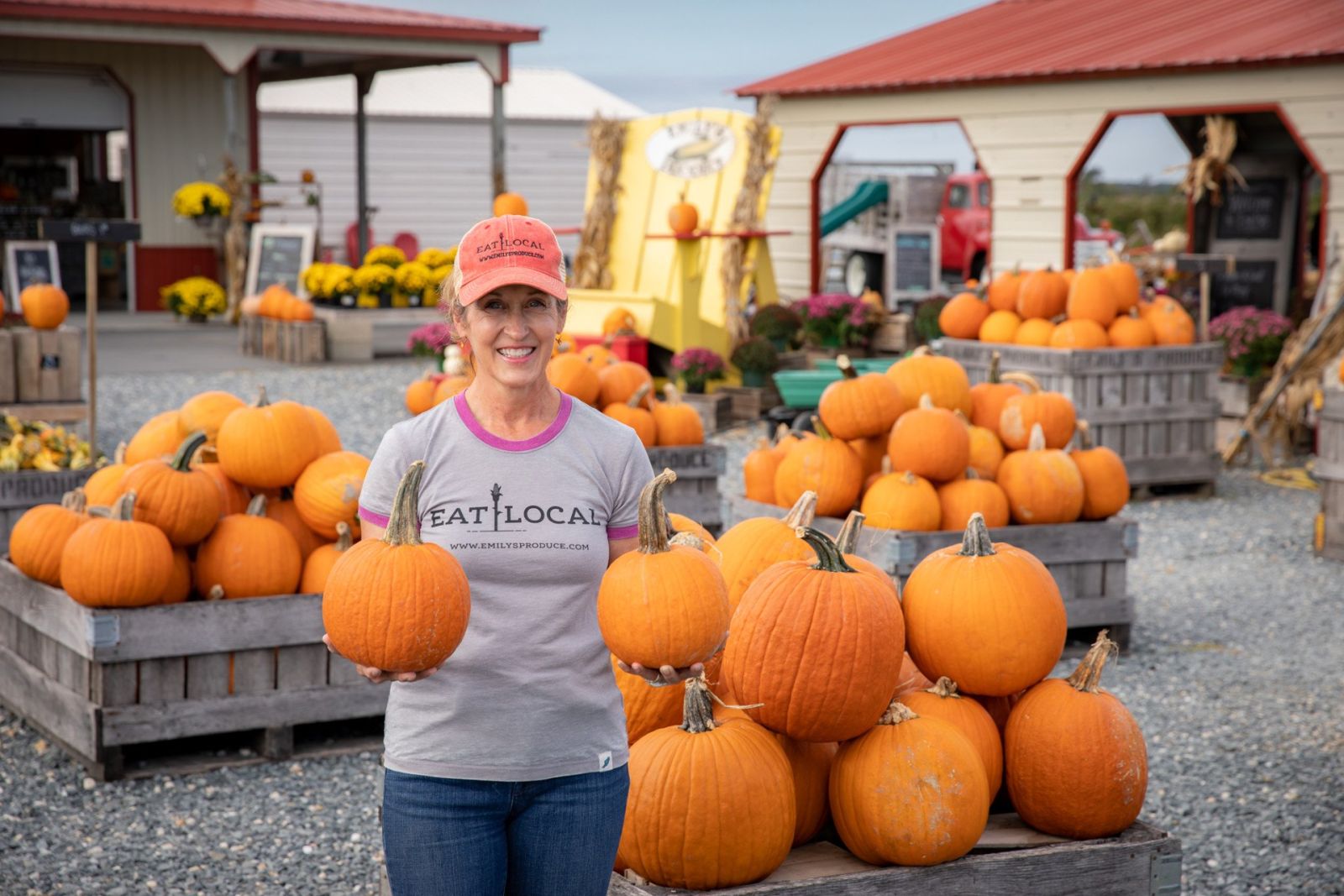 Emily's Produce - fall pumpkins - Cambridge, MD - Photo by Jill Jasuta