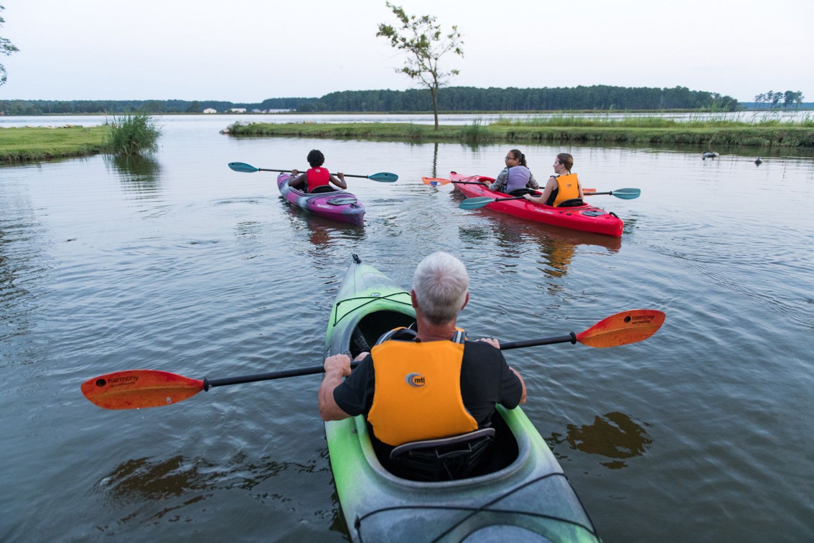 Kayaking in Dorchester County, MD - Photo courtesy Maryland Tourism