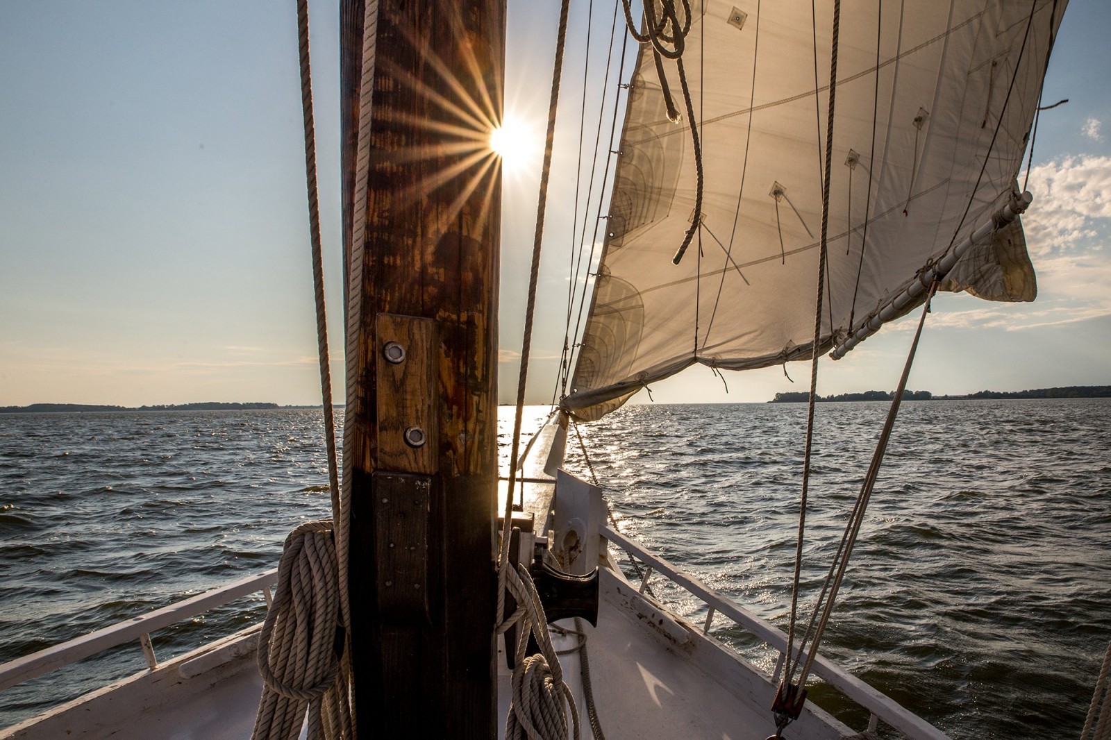 Sunset Sail on the Skipjack Nathan of Dorchester in Cambridge, MD