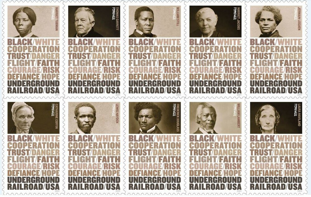 USPS commemorative Underground Railroad stamps - 2024