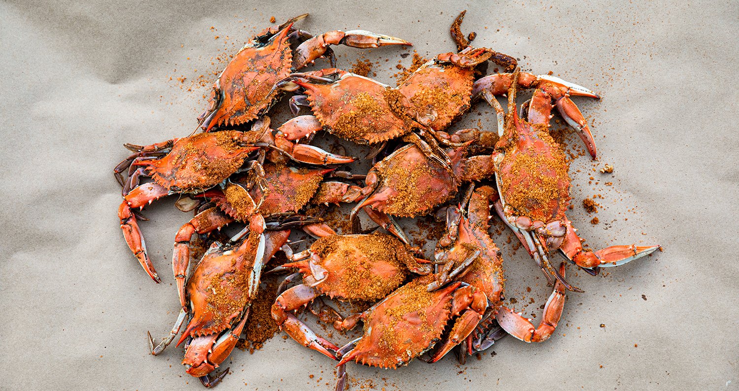 Chesapeake Bay Steamed Crabs - Dorchester County, MD | Photo by Jill Jasuta