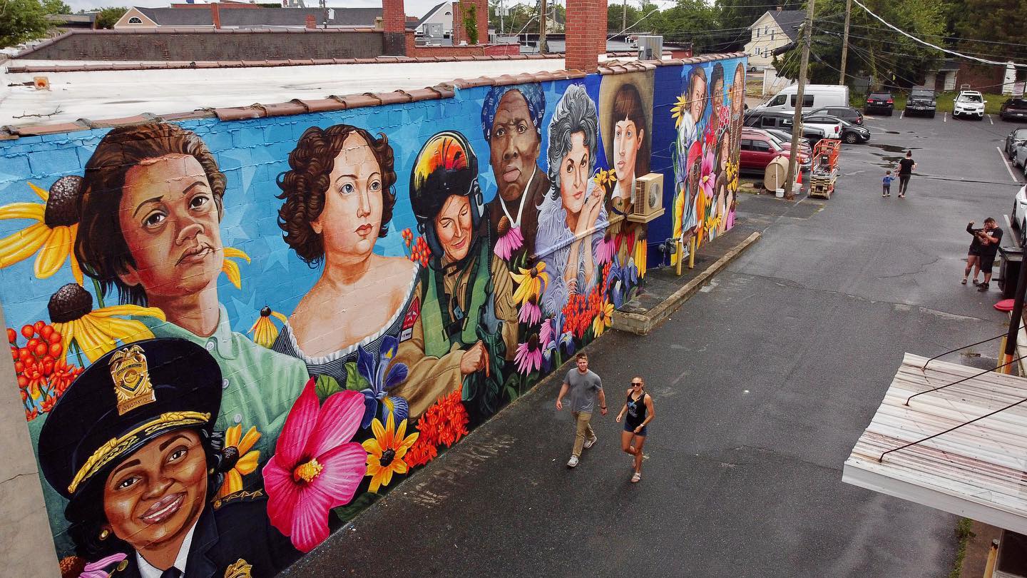 Dorchester Women's Mural - Cambridge, MD - Photo Courtesy Bridget Cimino