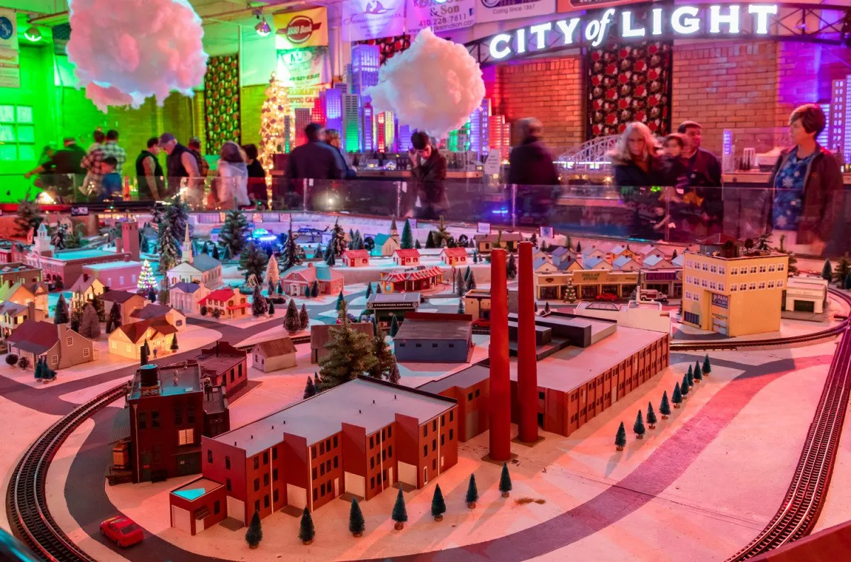 Christmas Train Garden - Cambridge Rescue Fire Company - Dorchester County