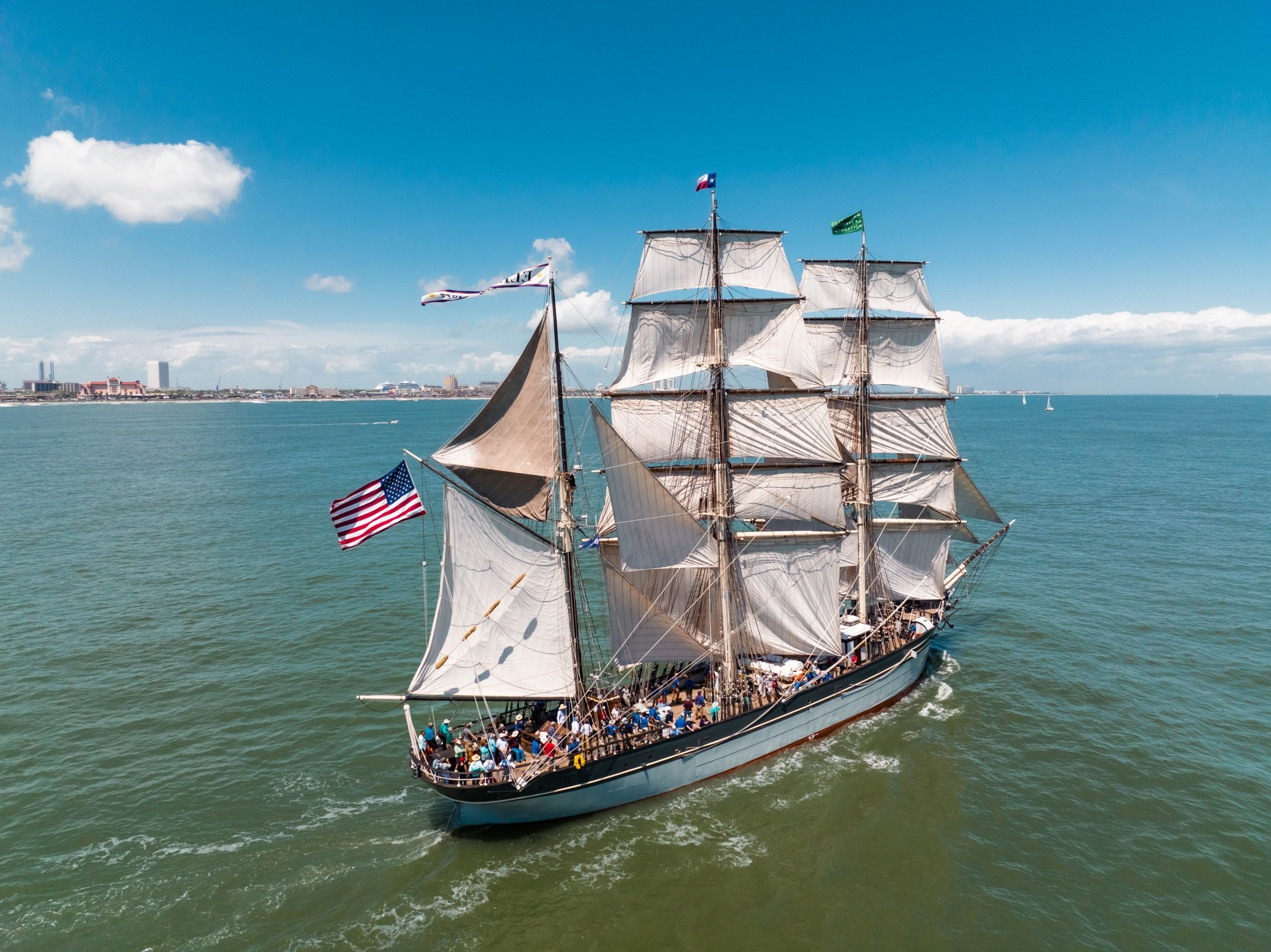 1877 Tall Ship Elissa in Cambridge