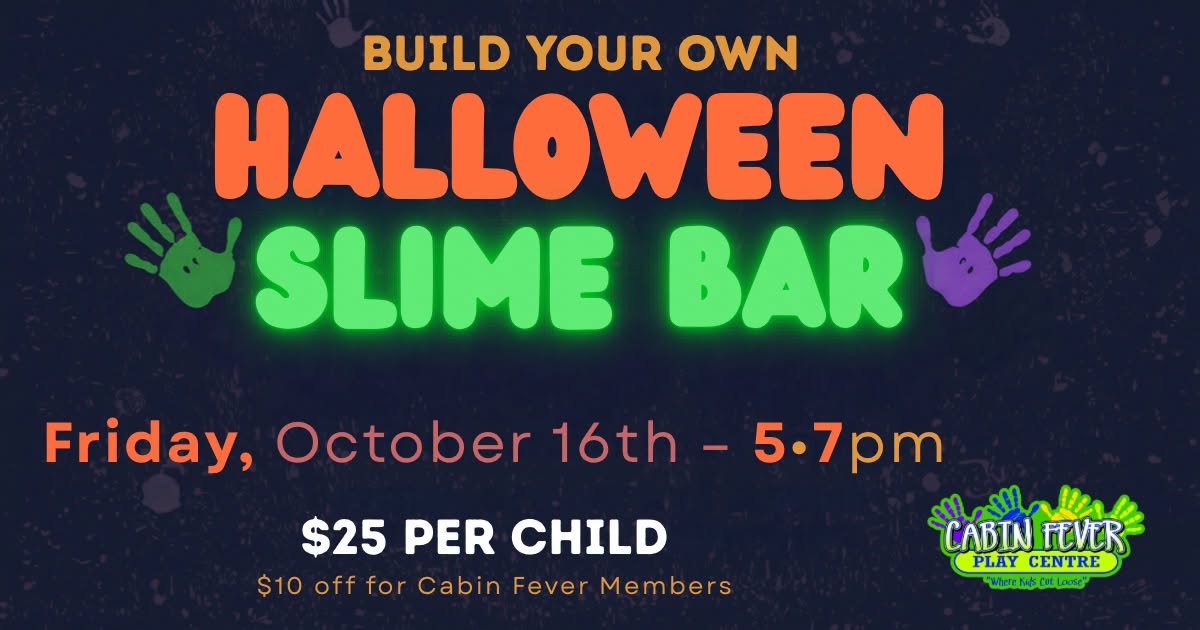 Build Your Own Halloween Slime Bar