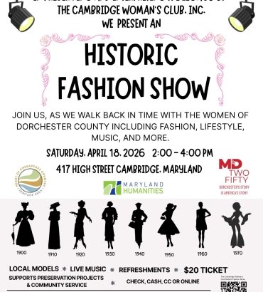 Historic Fashion Show with Cambridge Woman's Club