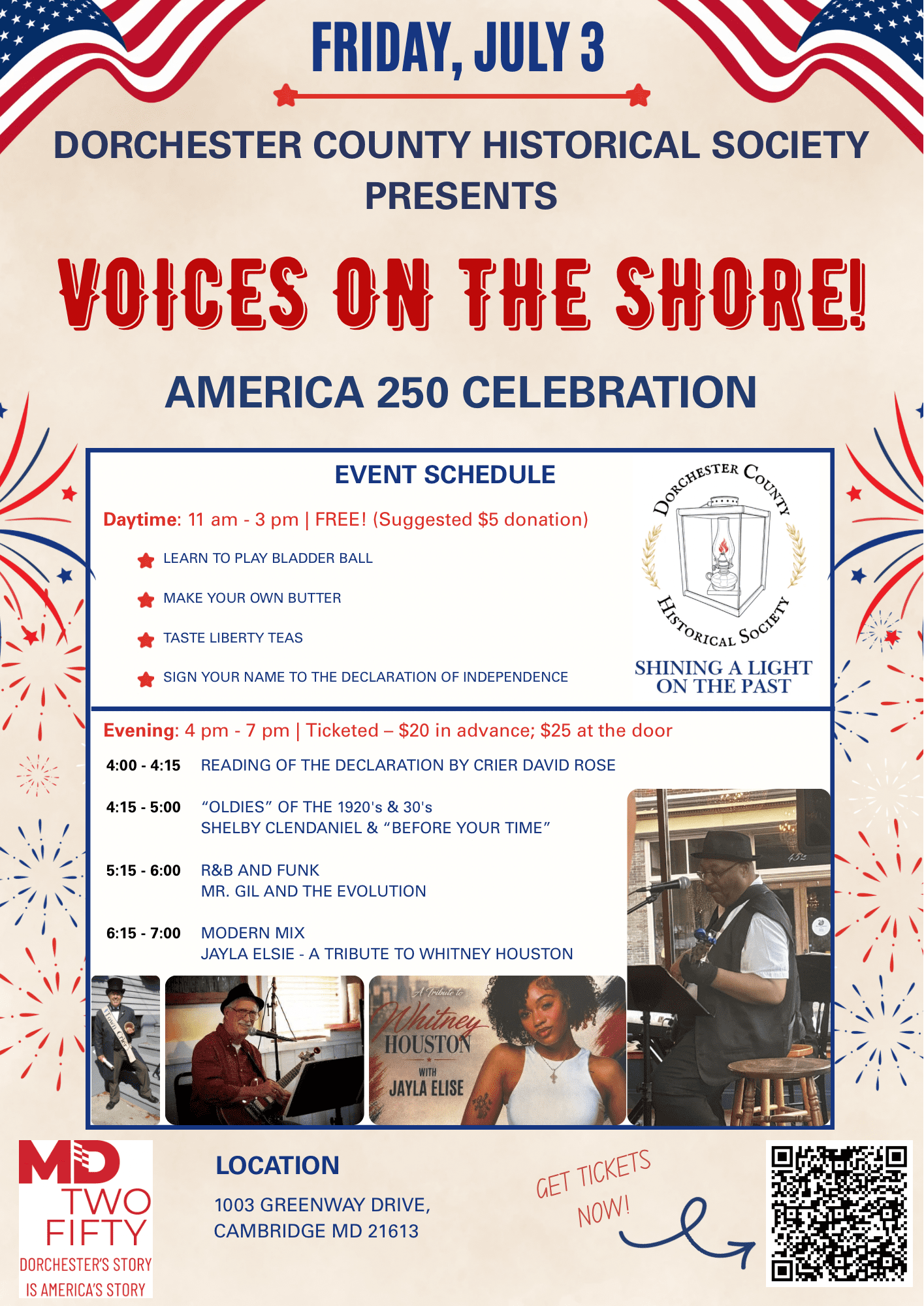 Voices on the Shore: America 250 Celebration