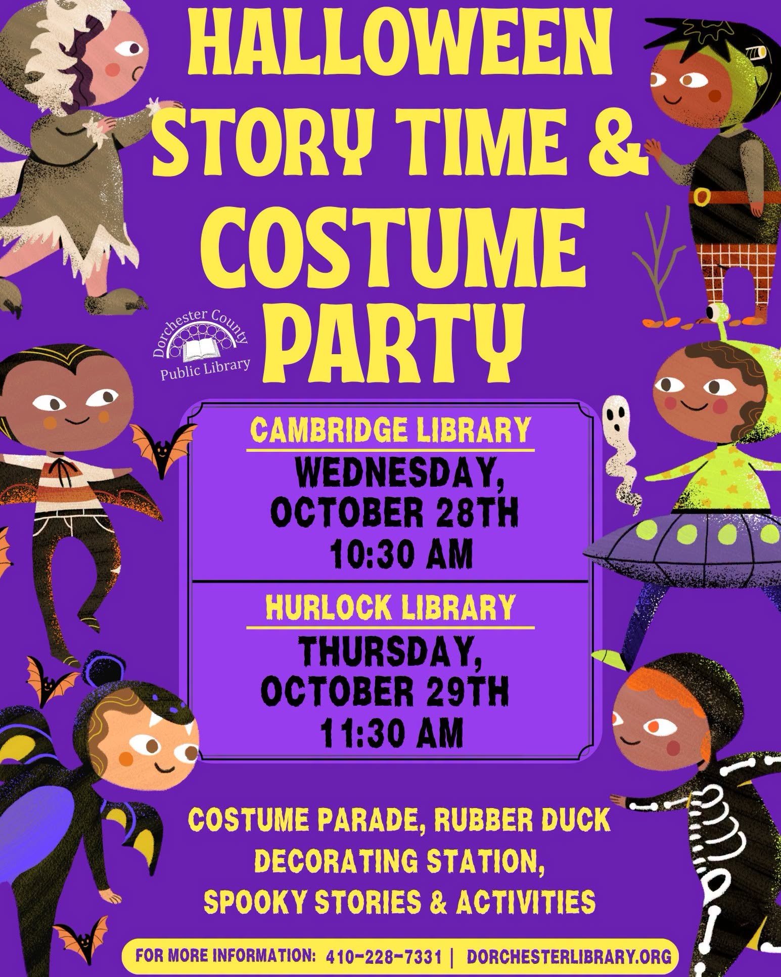 Halloween Story Time & Costume Party: Cambridge