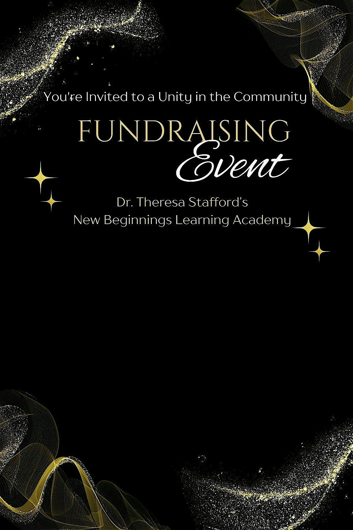 Unity In Community - New Beginnings Learning Academy Inaugural Fundraiser