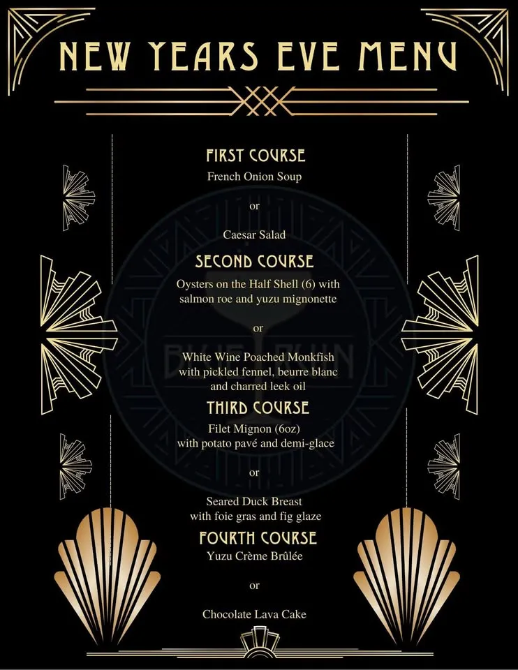 New Years Eve Dinner at Blue Ruin