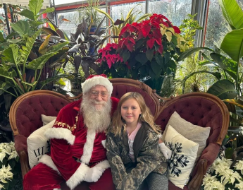 Santa at Mowbray's Garden Center