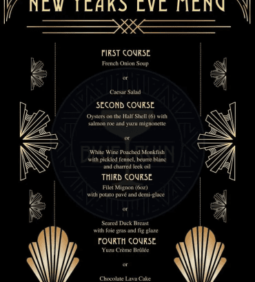 New Years Eve Dinner at Blue Ruin