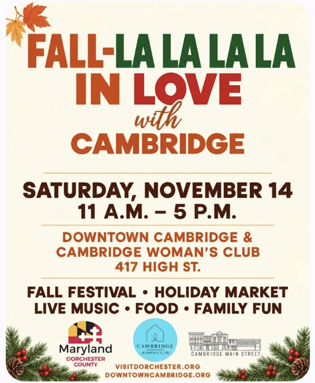 Fall-La La La La in Love with Cambridge