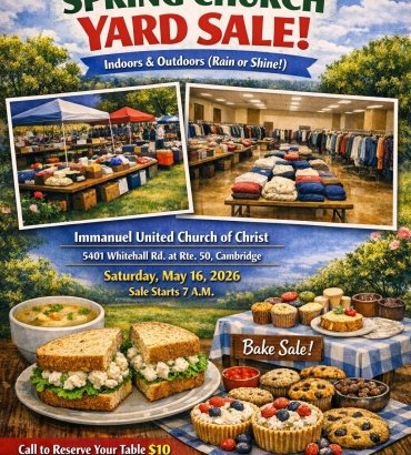 Multi-family Yard Sale at Immanuel United Church of Christ