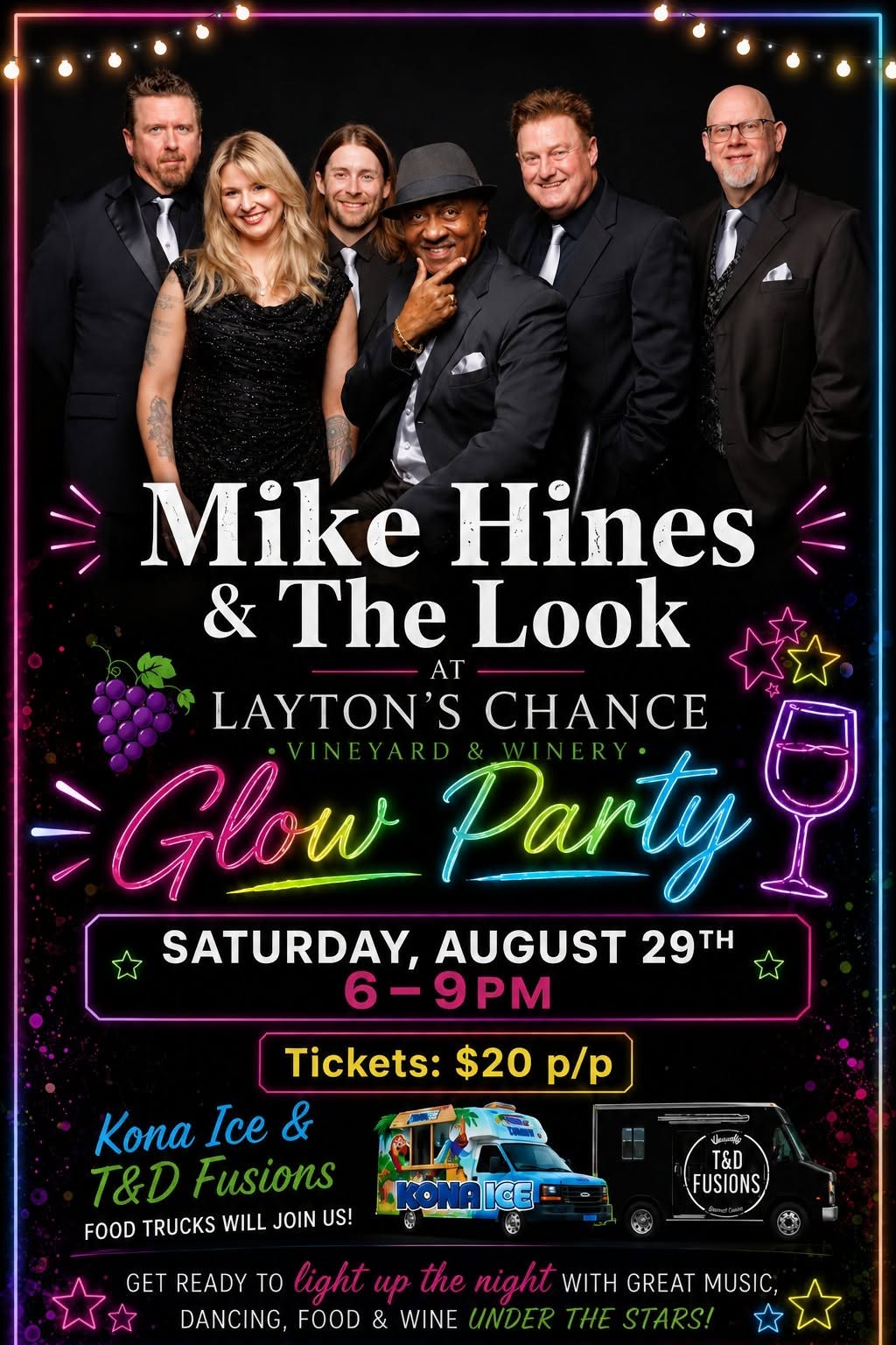 Glow Party at Layton's Chance Winery