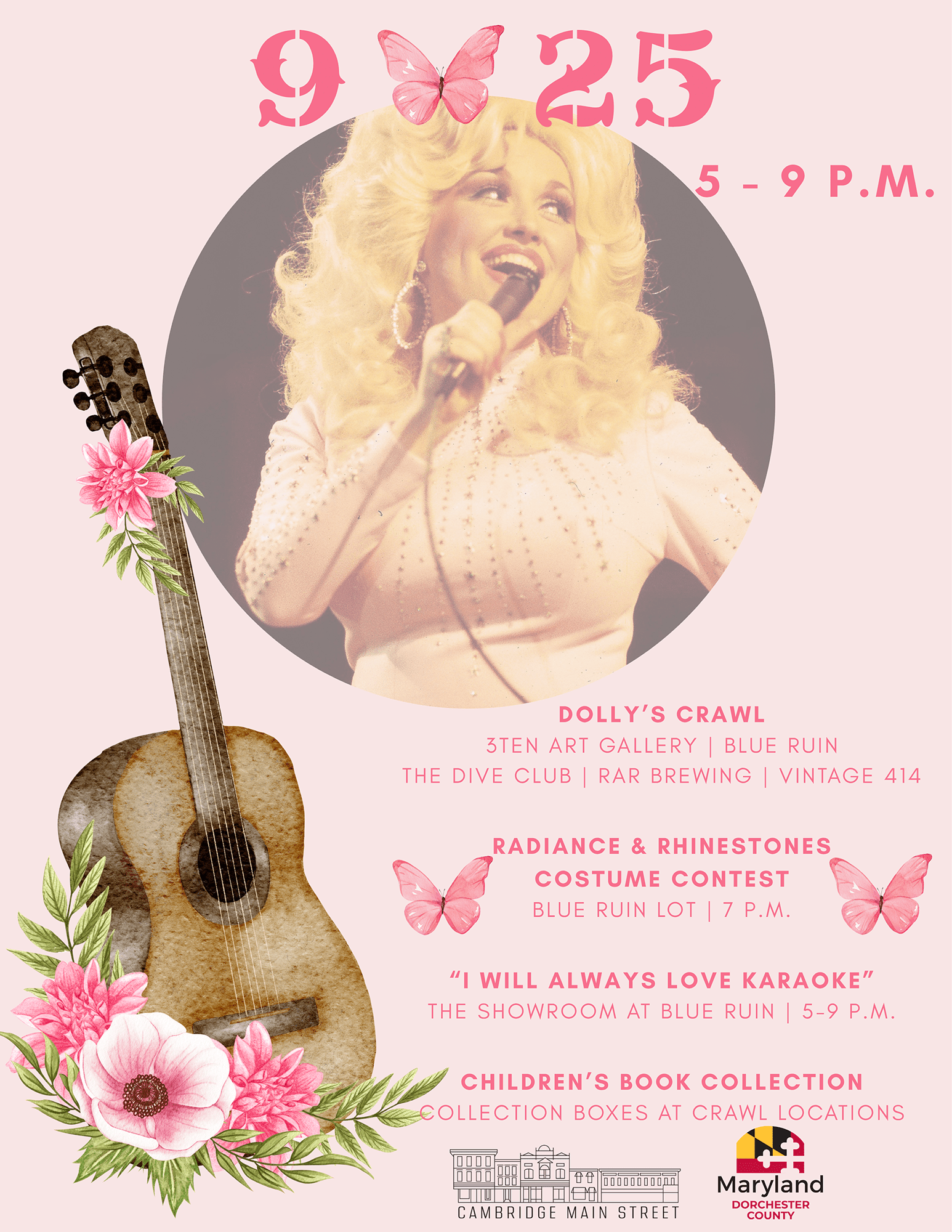 Dolly Parton Tribute in Downtown Cambridge