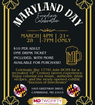Tavern Night: Celebrating Maryland Day