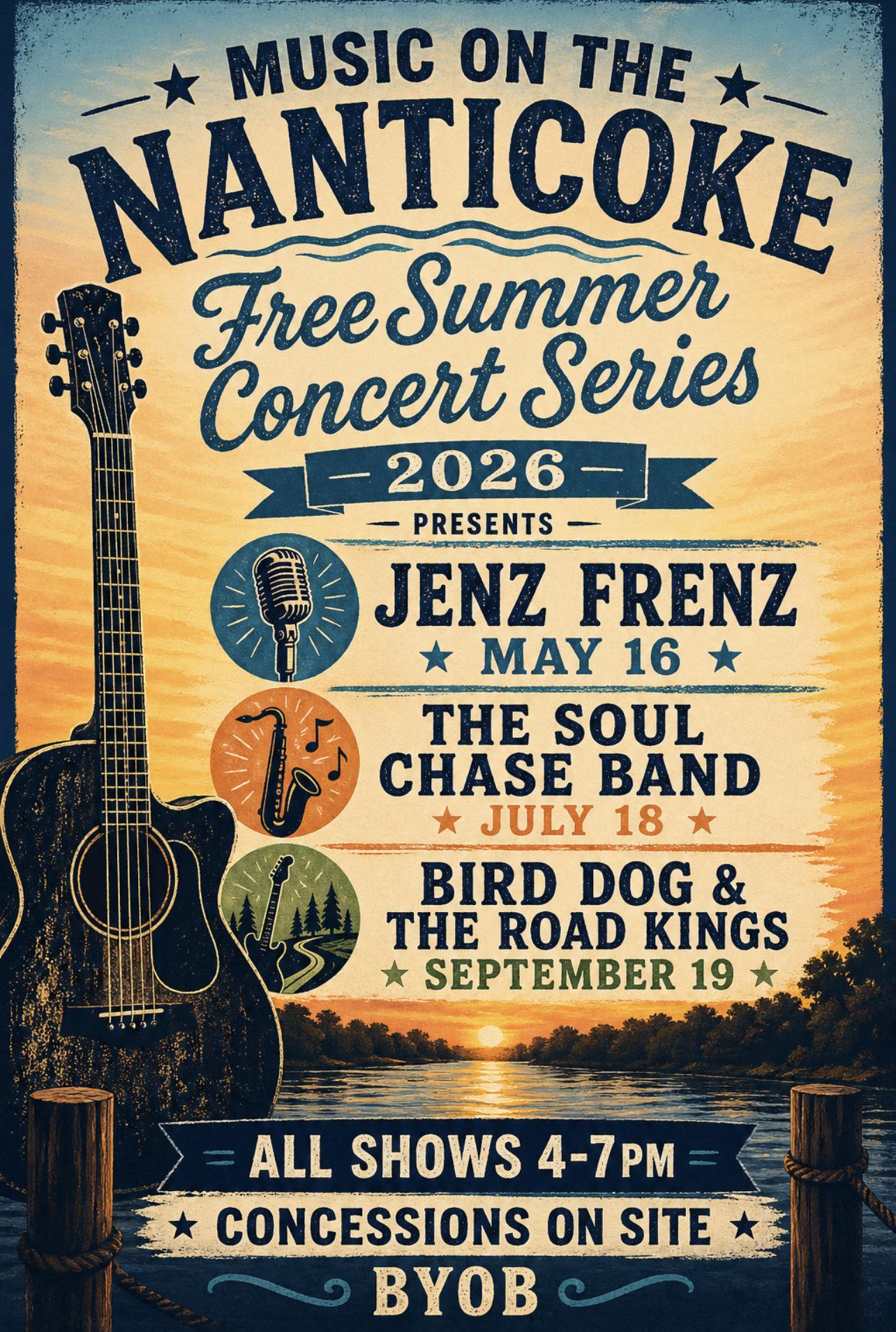Music on the Nanticoke: Bird Dog & the Road Kings