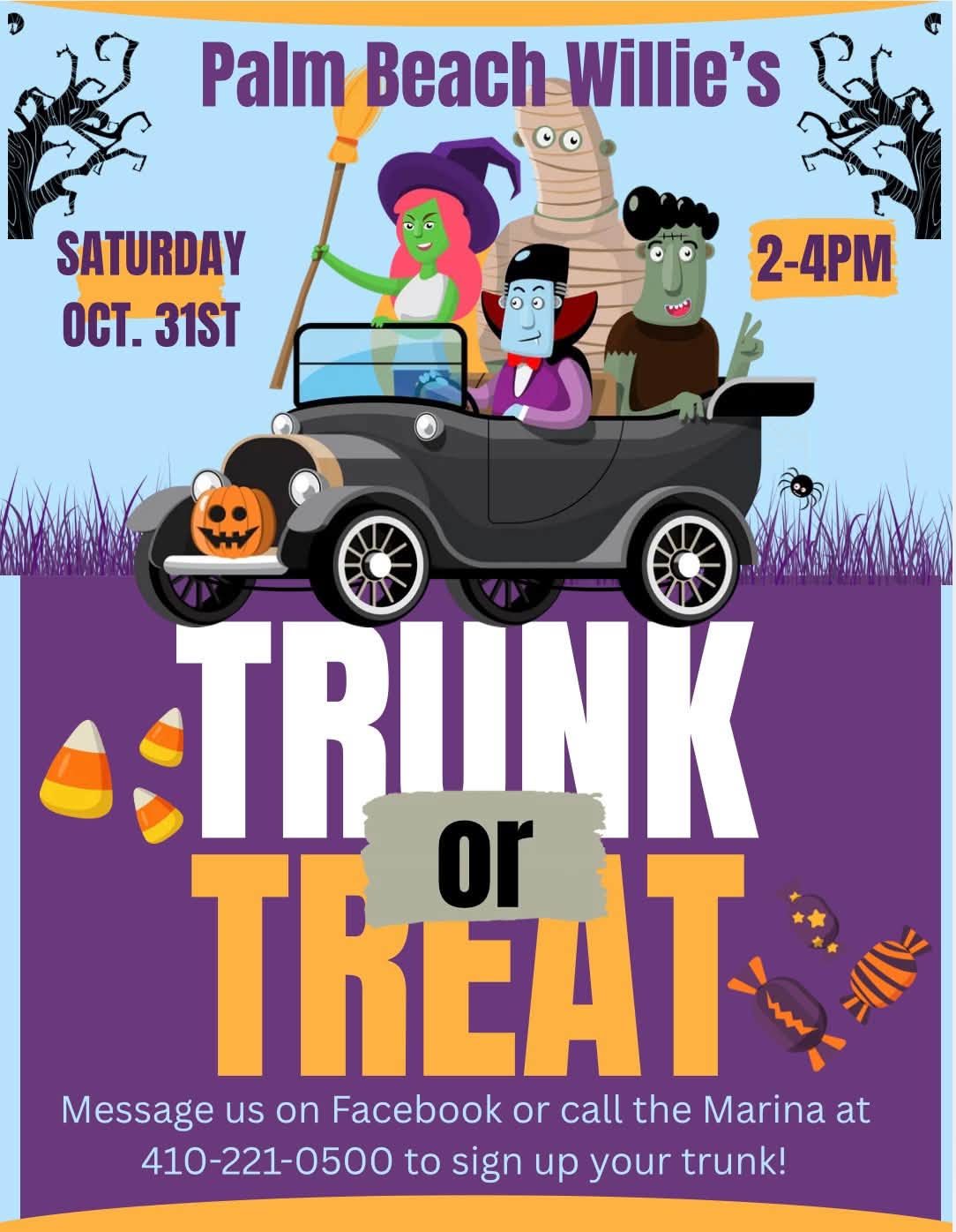 Trunk or Treat at Palm Beach Willies