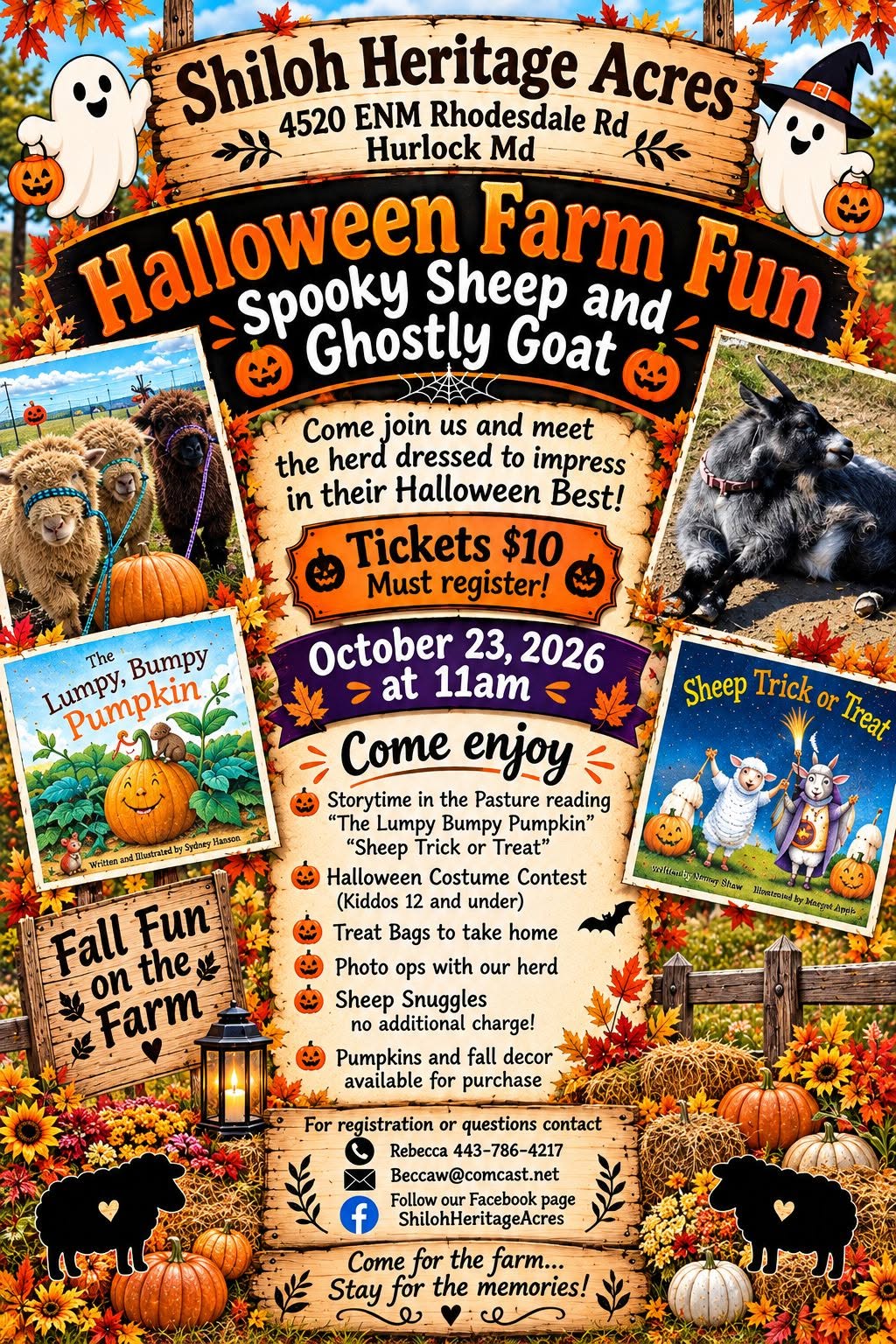 Halloween Farm Fun at Shiloh Heritage Acres