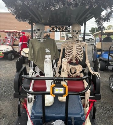 Halloween-Themed Golf Cart Poker Run