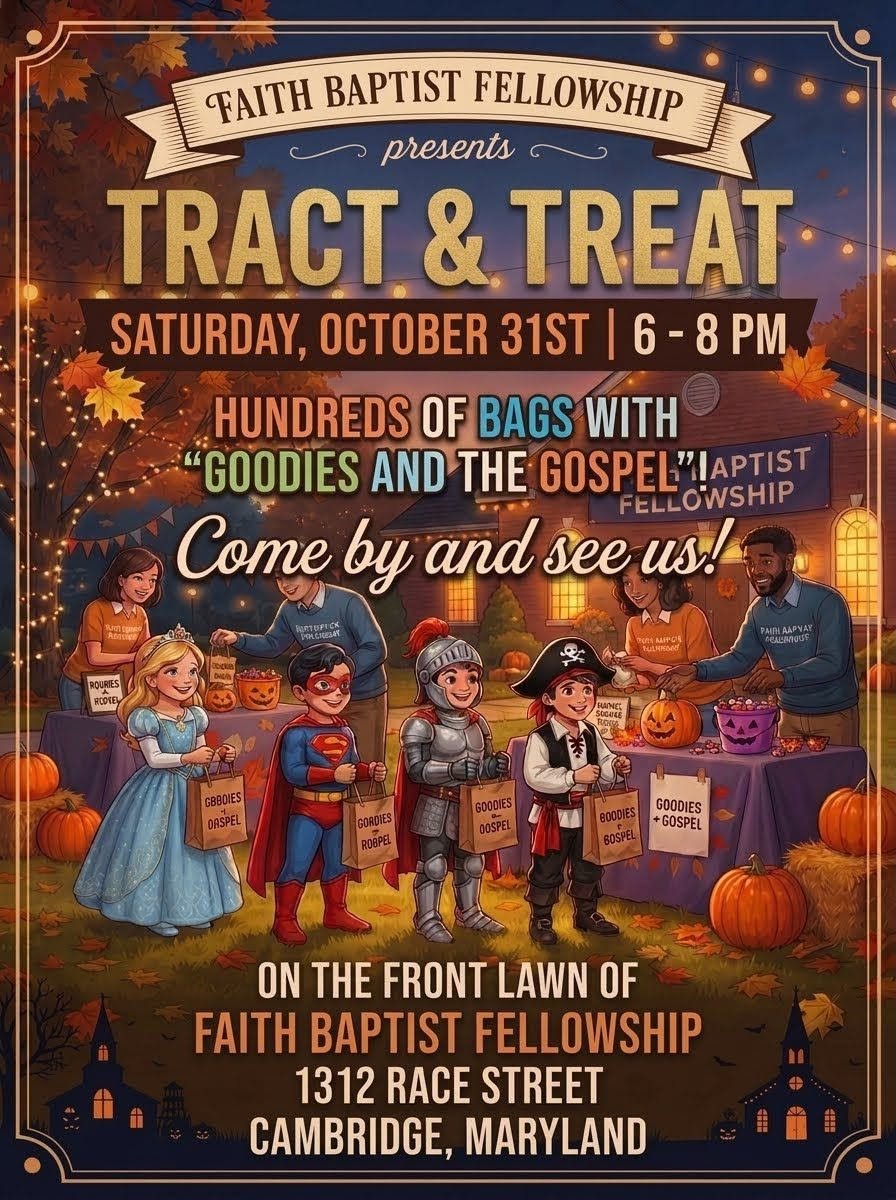 Track or Treat with Faith Baptist Fellowship