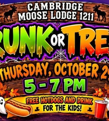 Trunk or Treat at Cambridge Moose Lodge