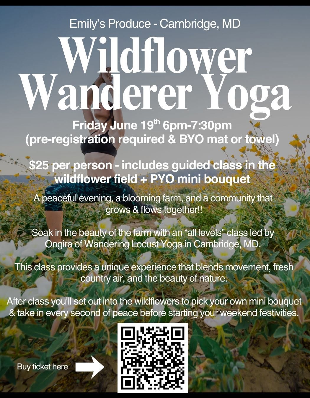Wildflower Wanderer Yoga