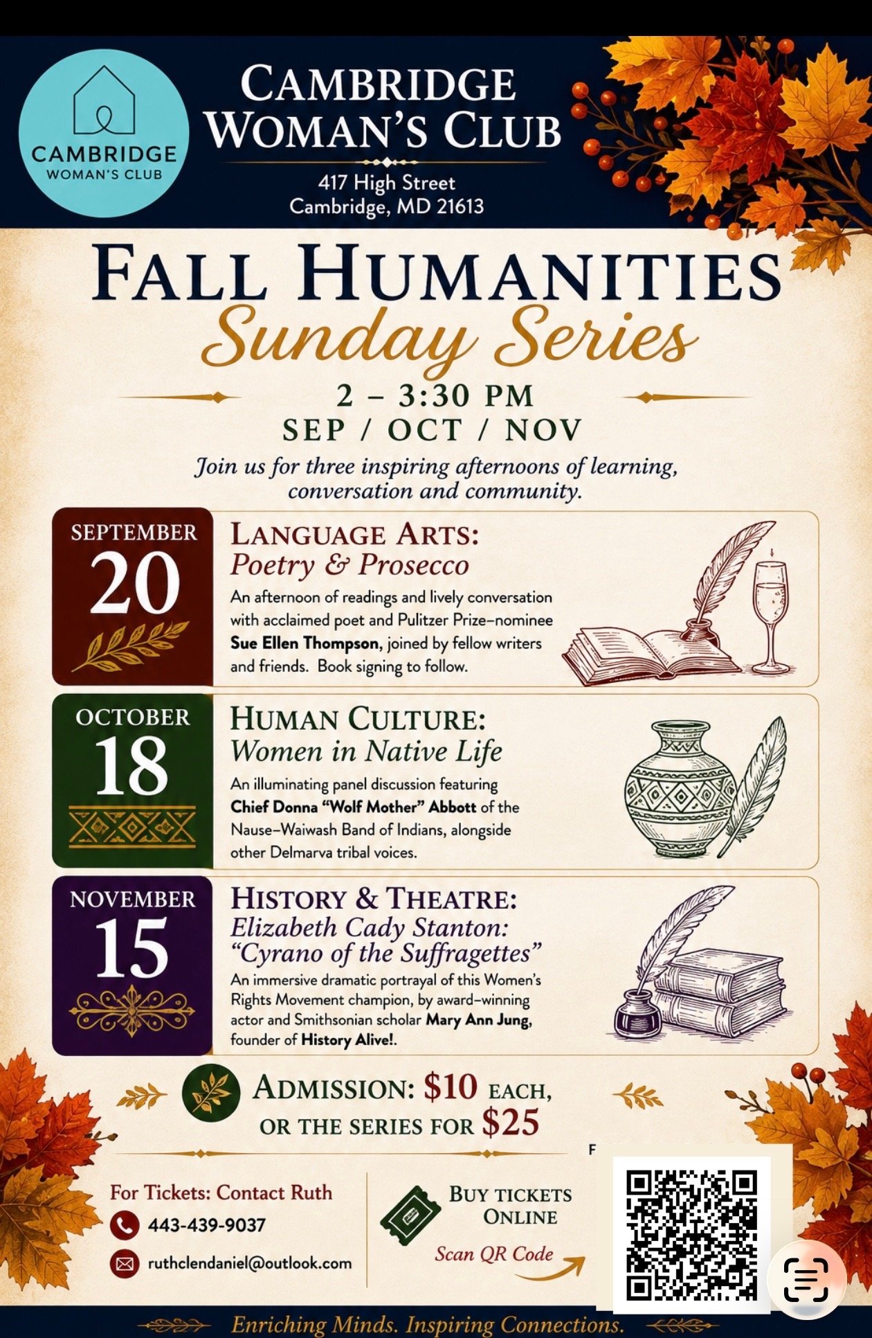 Fall Humanities: History & Theatre: Elizabeth Cady Stanton: “Cyrano of the Suffragettes”