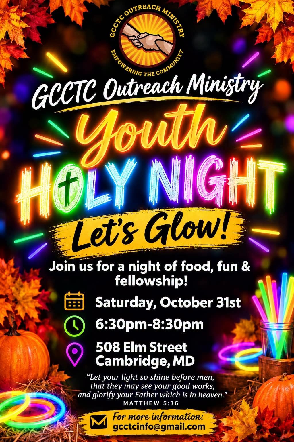 Youth Holy Night: Let's Glow