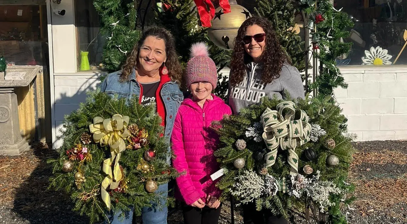 Wreath Making at Simmons Center Market - Cambridge, MD